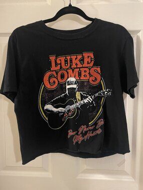 Luke Combs Crop Tee 2019 tour dates  " Beer Never Broke My Heart"